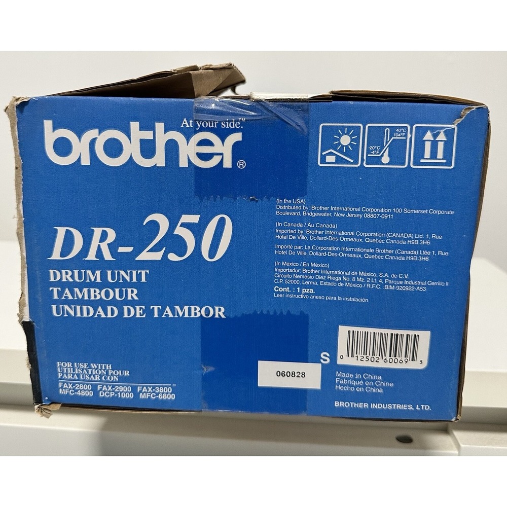 Genuine Brother DR-250 Laser Drum Unit MFC-4800 6800 Fax 2800 2900 3800 DCP 1000 - Picture 2 of 8